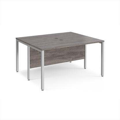 Maestro 25 bench back to back straight desks 1200mm - MB1412BSGO