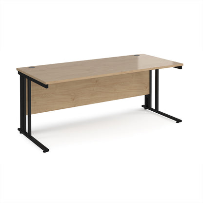 Maestro 25 cable managed 800mm deep desk - MCM18KKO