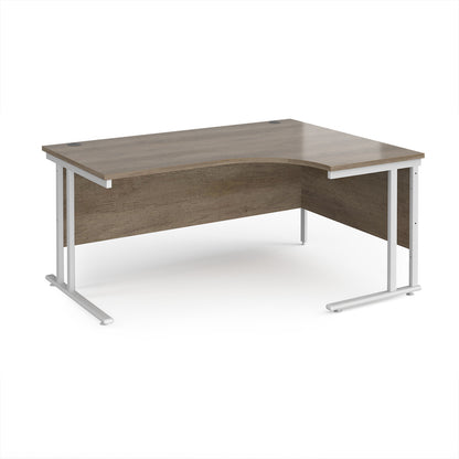 Maestro 25 cantilever right hand ergonomic desk - MC16ERWHNO