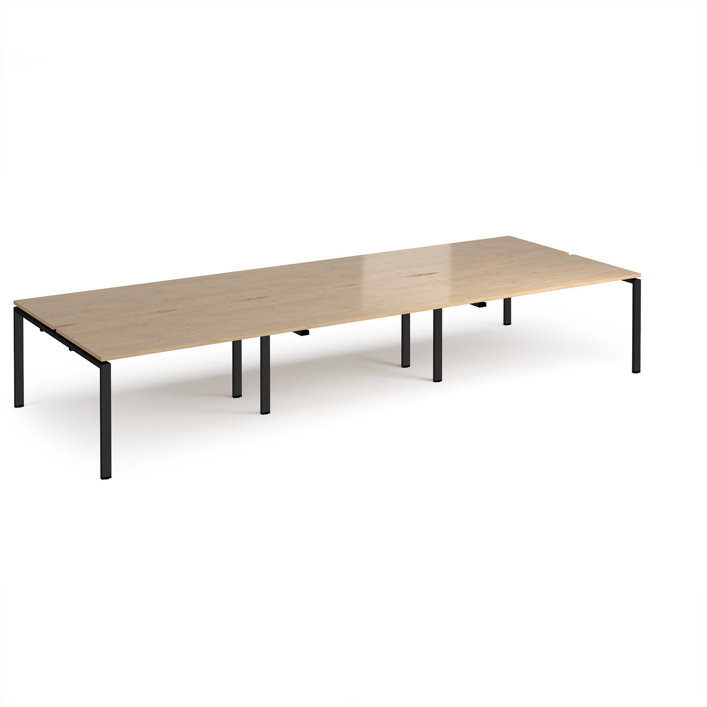 Adapt triple back to back desks 1600mm deep - E4216-K-KO