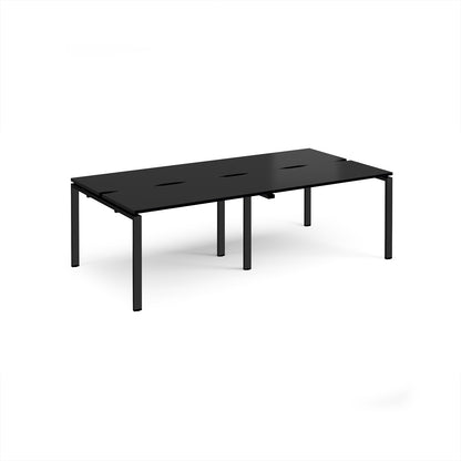 Adapt double back to back desks 1200mm deep - E2412-K-BK
