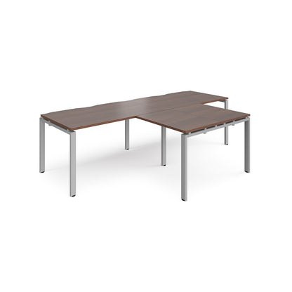 Adapt double desk with returns - ER2888-S-W