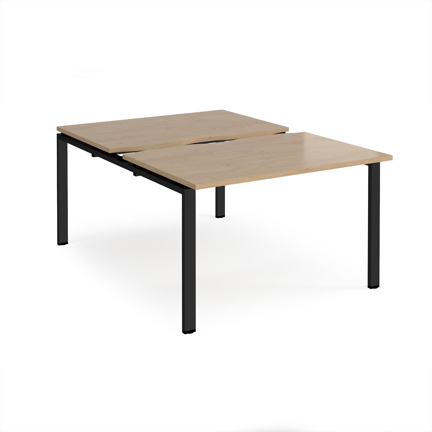 Adapt sliding top B2B desks 1600mm deep - STE1216-K-KO