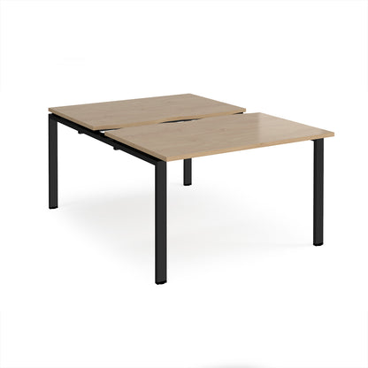 Adapt sliding top B2B desks 1600mm deep - STE1216-K-KO