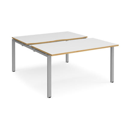 Adapt sliding top B2B desks 1600mm deep - STE1416-S-WO