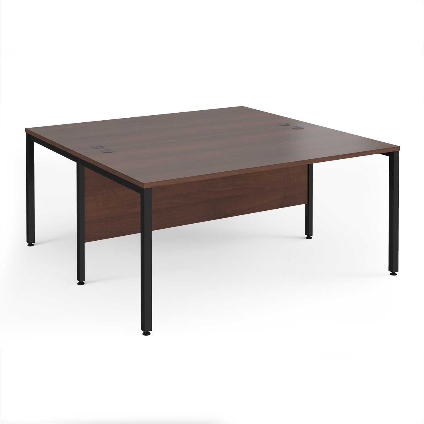 Maestro 25 bench back to back straight desks 1600mm - MB1616BKW