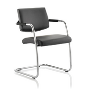 Havanna Medium Back Cantilever Visitor Chair with Arms