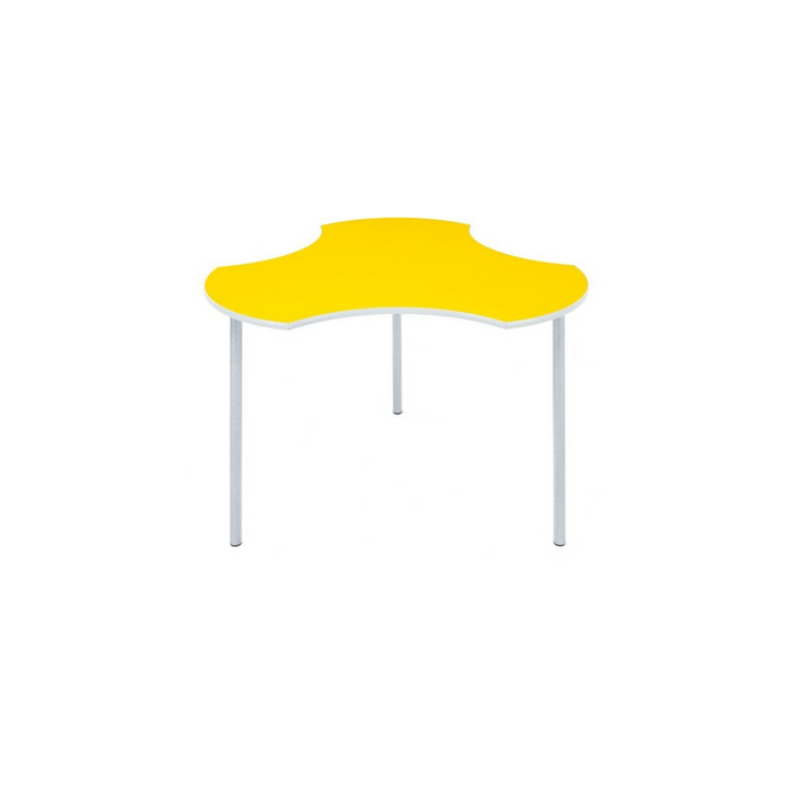 Metalliform Connect Shaped Table - 940 x 890mm