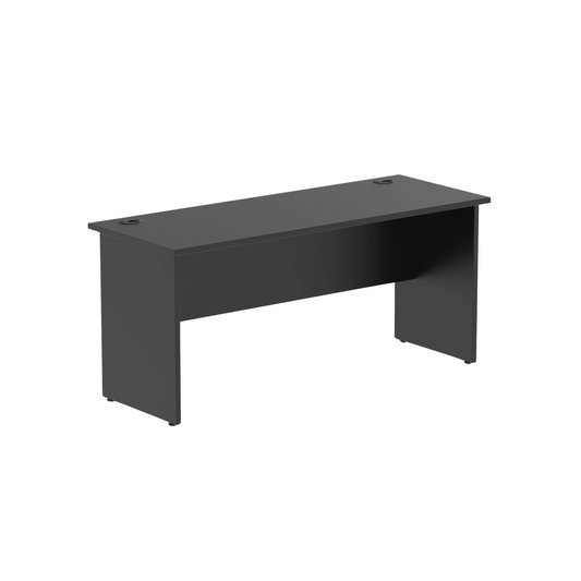 Impulse 1600mm Slimline Desk Panel End Leg - Black