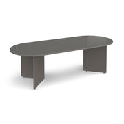 Arrow head leg radial end boardroom table