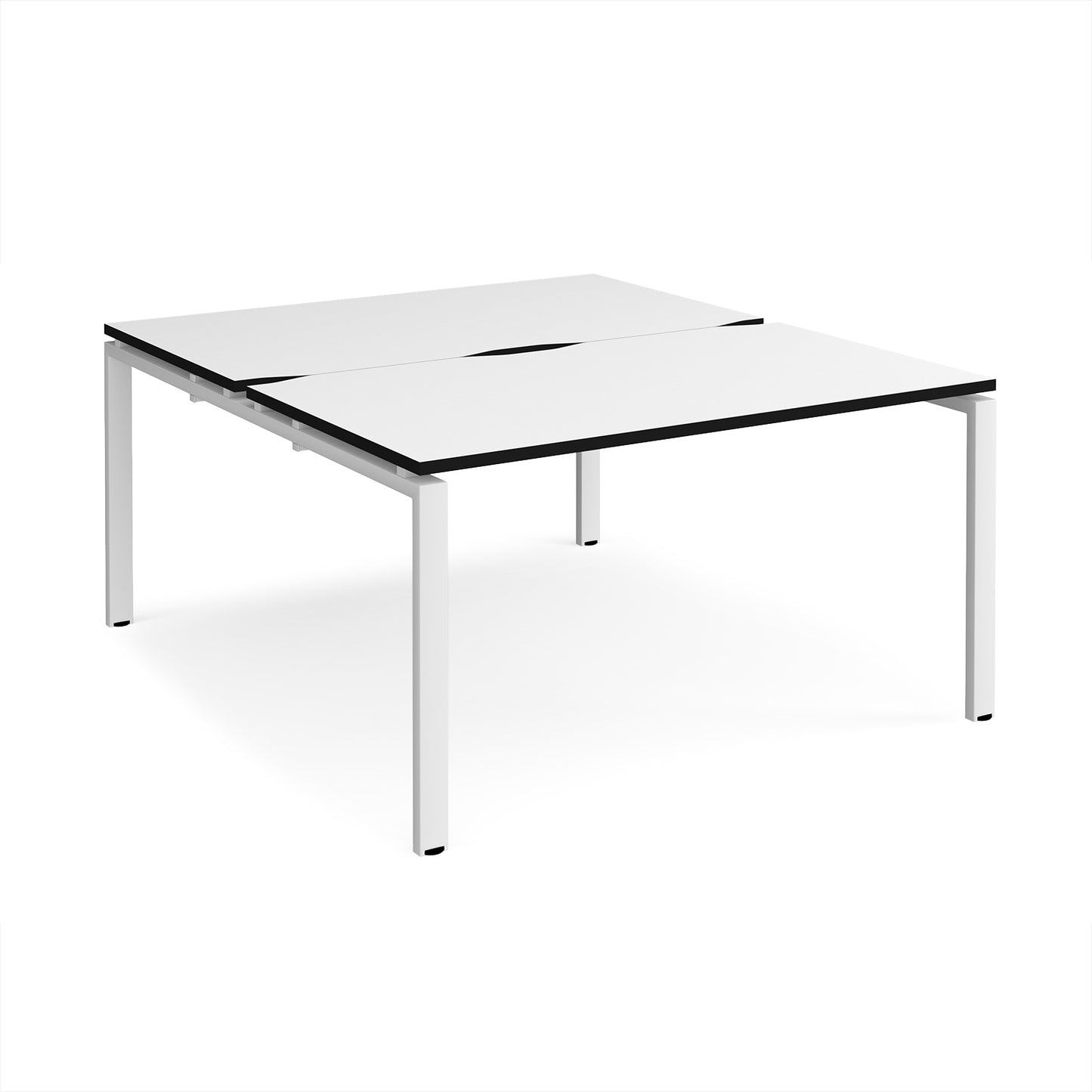 Adapt back to back desks 1600mm deep - E1416-WH-WK