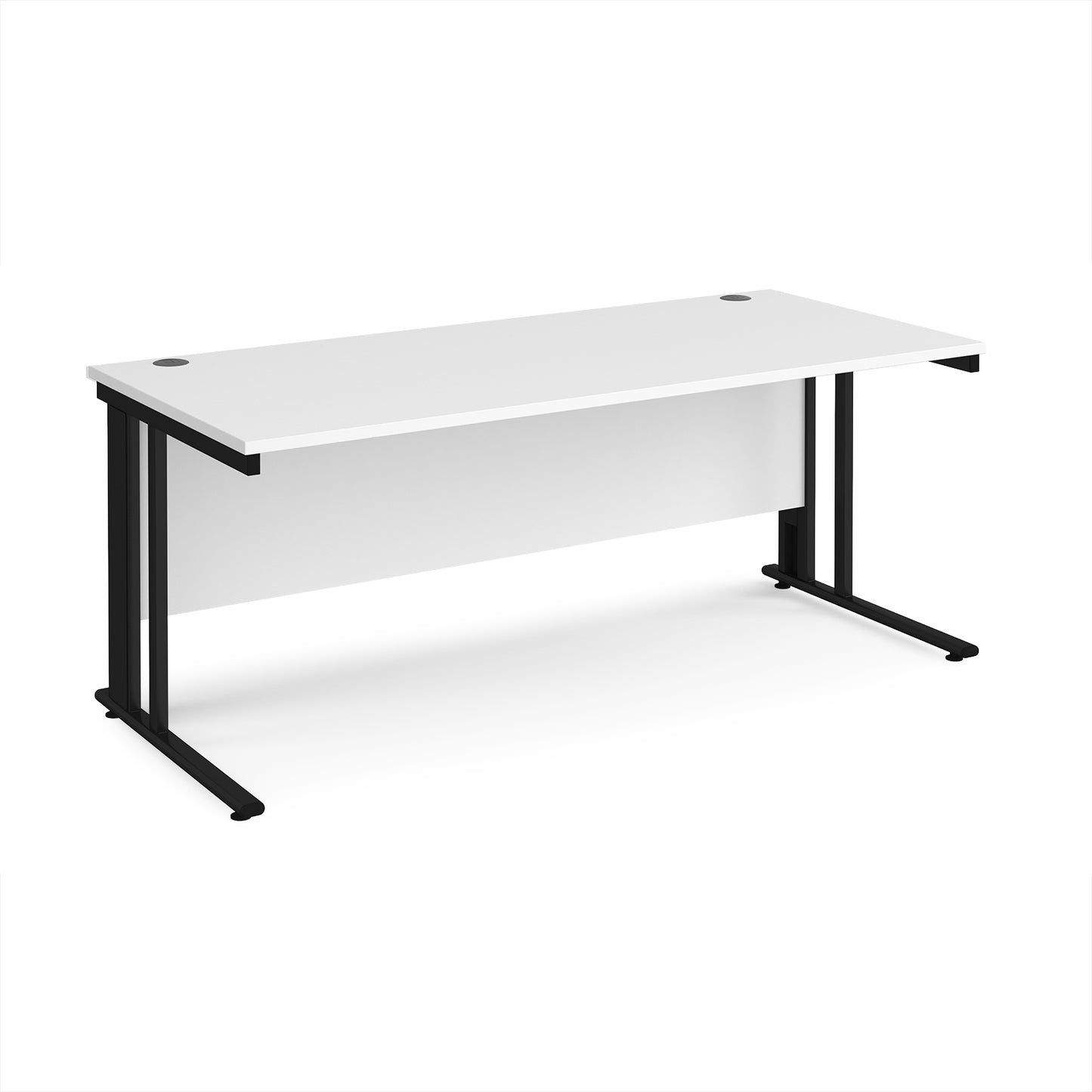 Maestro 25 cable managed 800mm deep desk - MCM18KWH