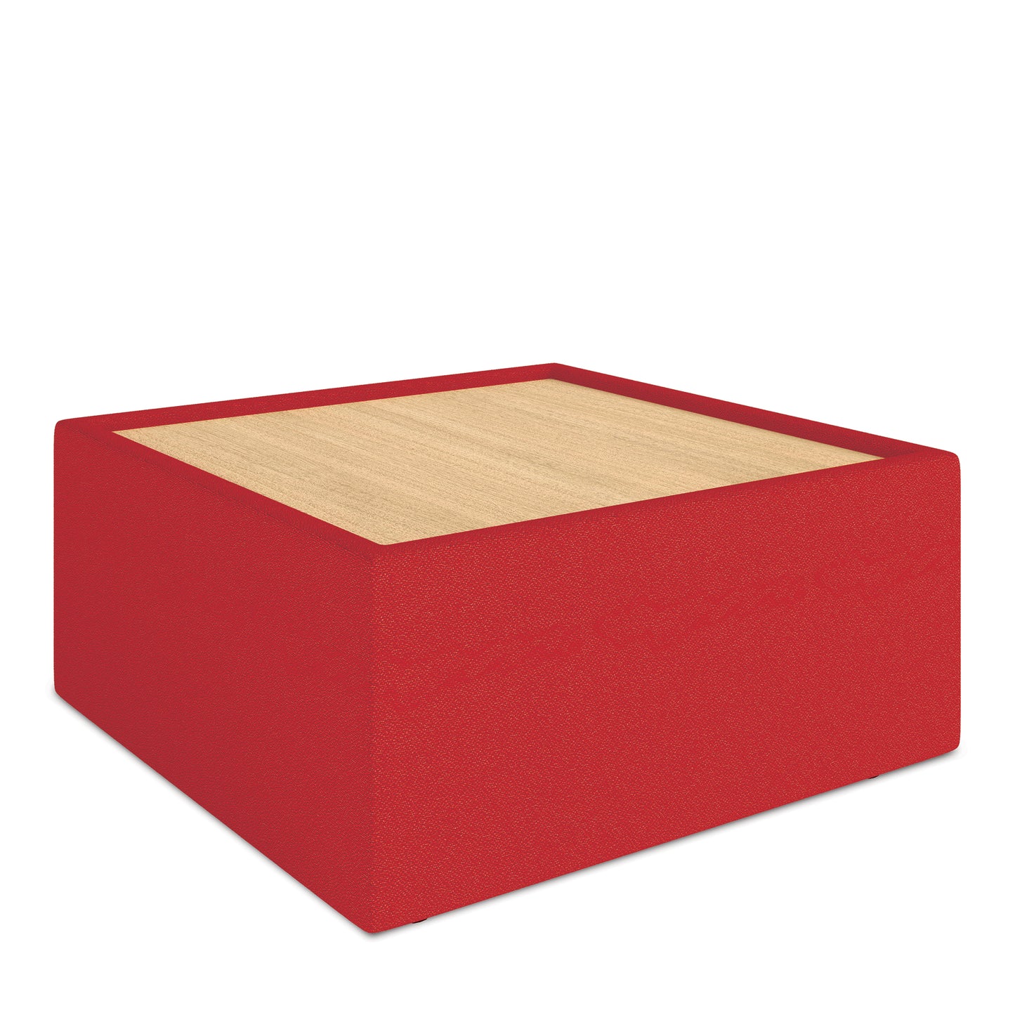 Contemporary Modular Fabric Table Unit with Beech Top