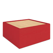Contemporary Modular Fabric Table Unit with Beech Top