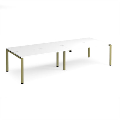 Adapt double back to back desks 1200mm deep - E3212-GN-WH