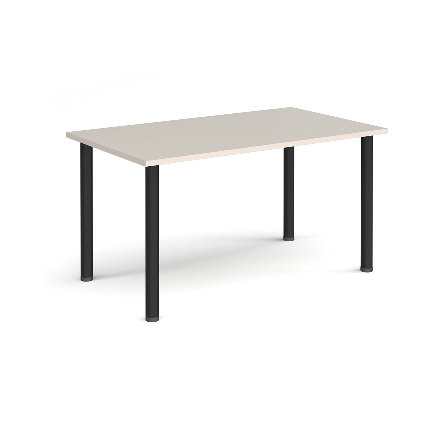 Rectangular radial leg meeting table - DRL1400-K-LG