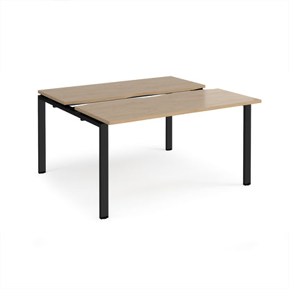 Adapt sliding top B2B desks 1200mm deep - STE1412-K-KO