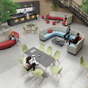 Encore modular low back double unit with arm