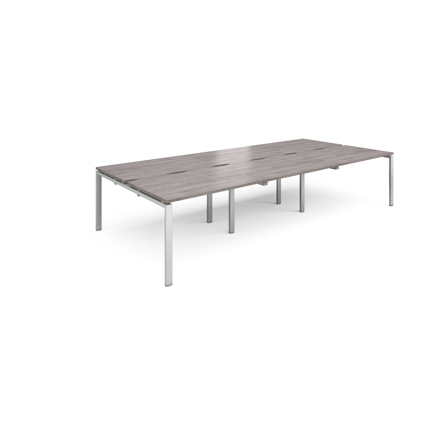 Adapt sliding top triple B2B desks 1600mm deep - STE3616-S-GO