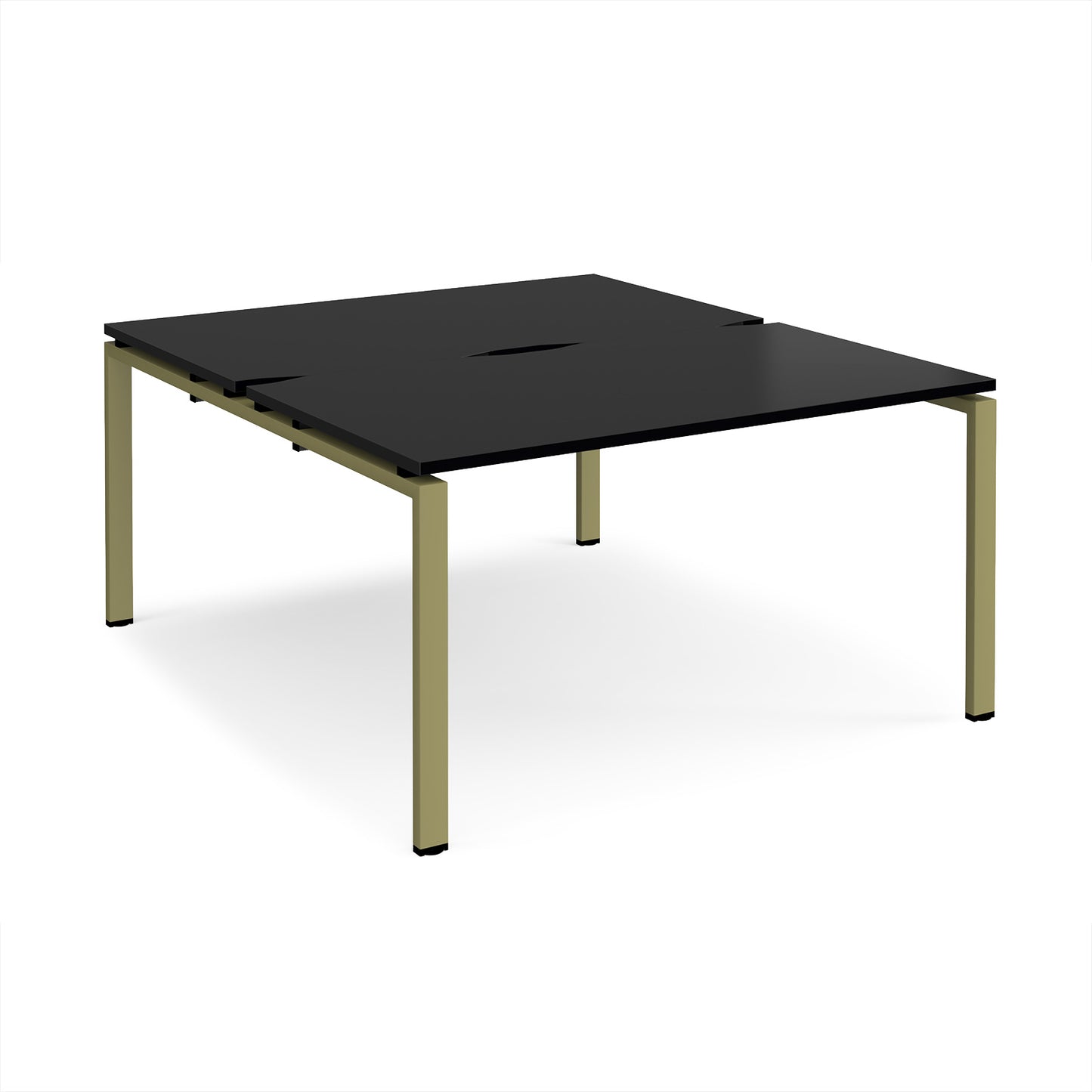 Adapt back to back desks 1600mm deep - E1416-GN-BK