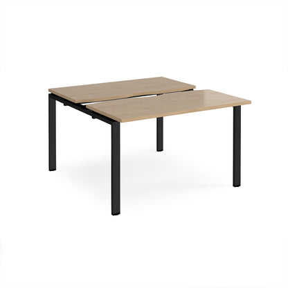Adapt sliding top B2B desks 1200mm deep - STE1212-K-KO