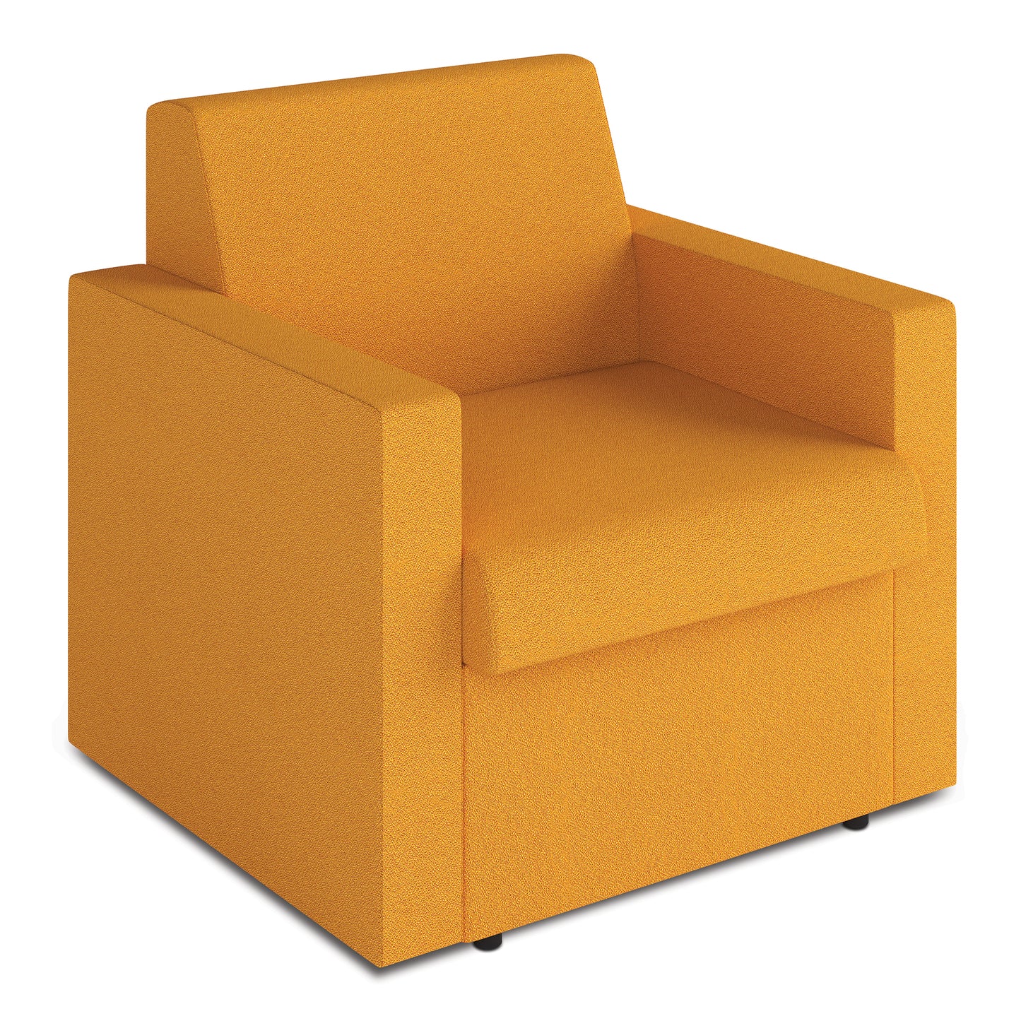 Contemporary Modular Fabric Low Back Sofa