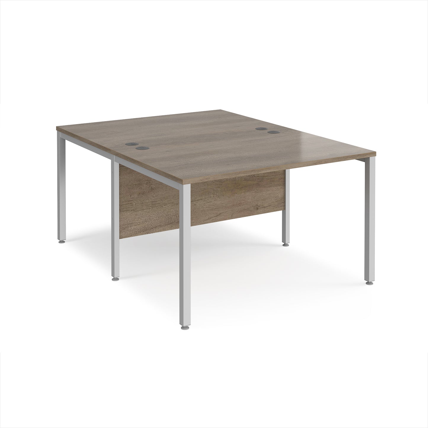 Maestro 25 bench back to back straight desks 1600mm - MB1216BSNO