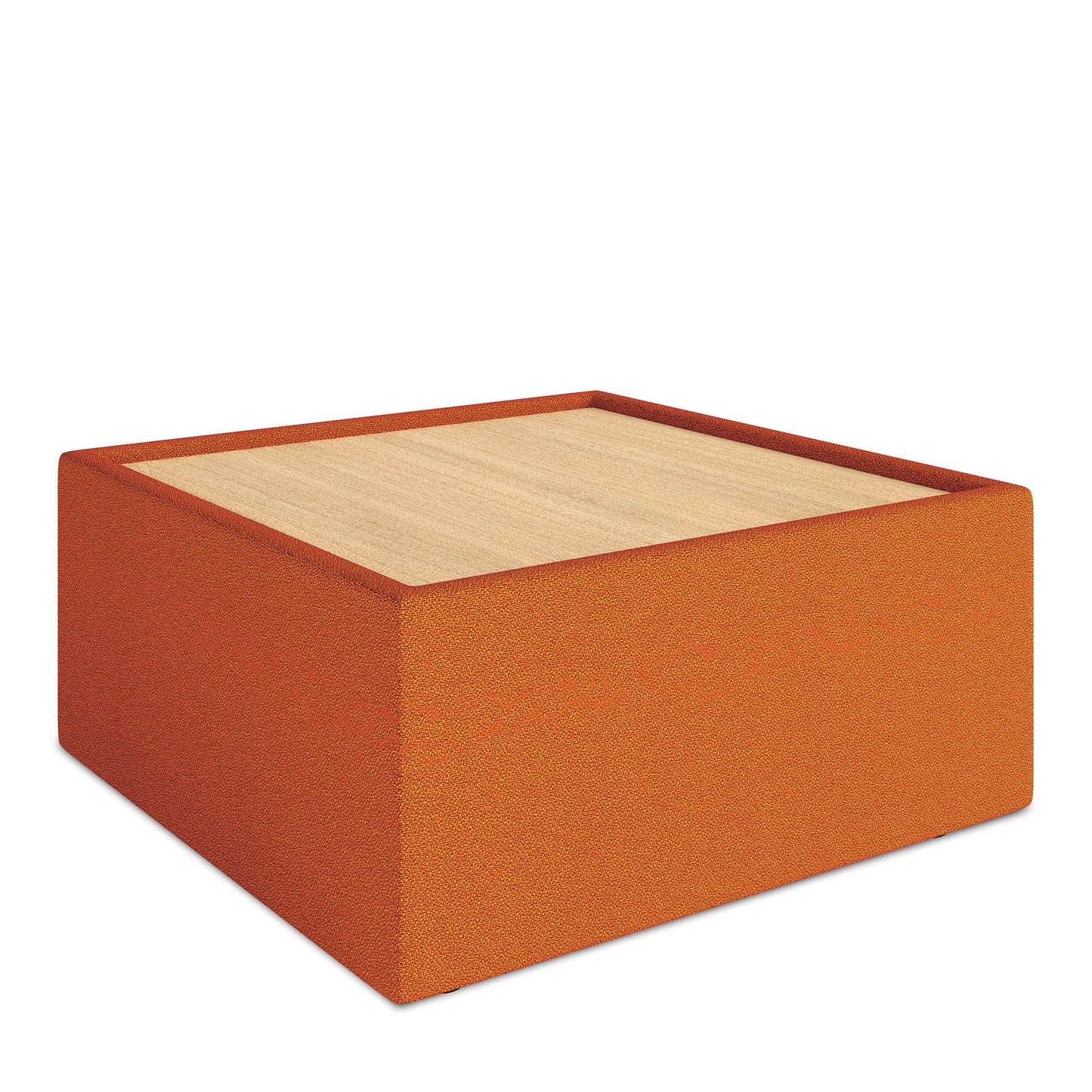Contemporary Modular Fabric Table Unit with Beech Top