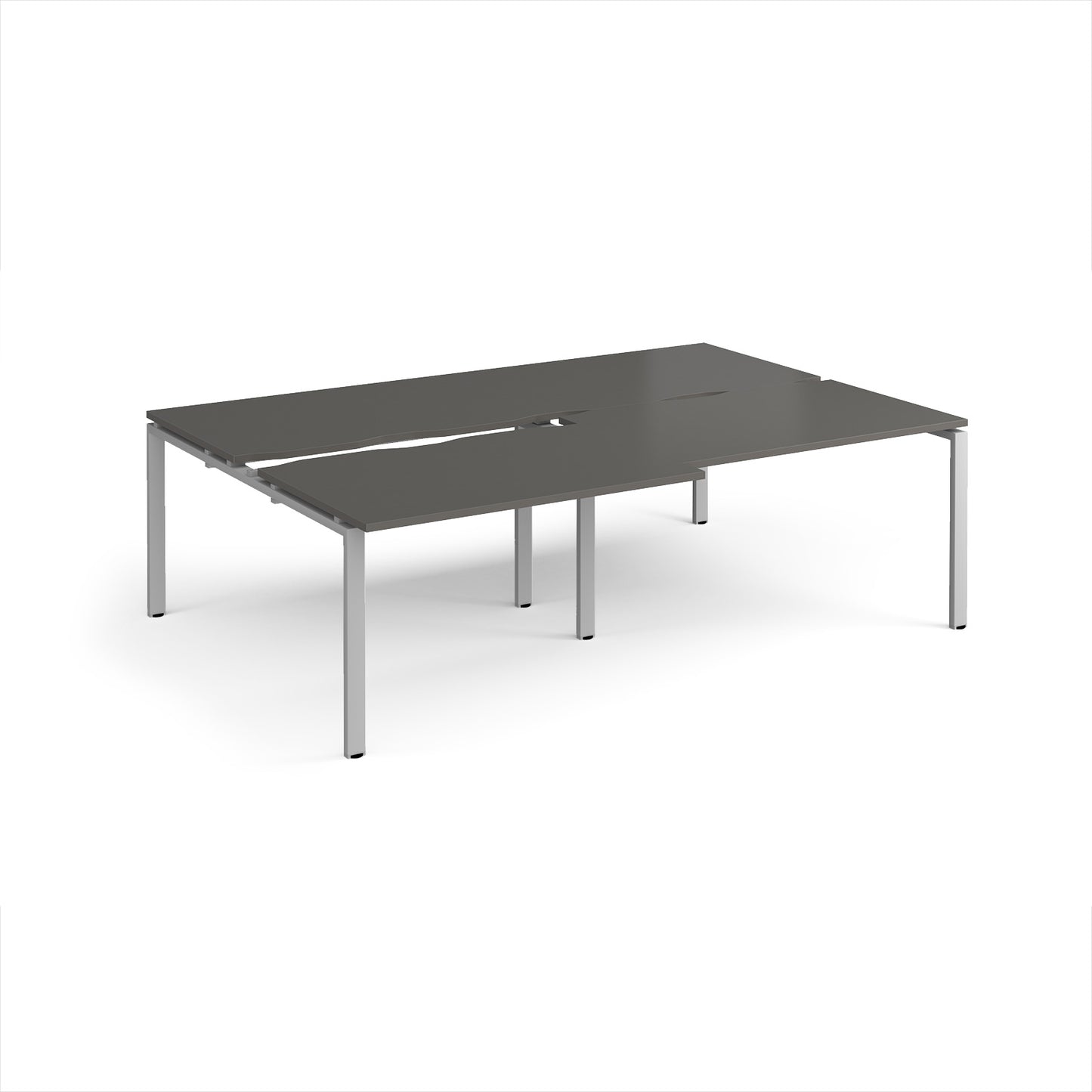 Adapt sliding top double B2B desks 1600mm deep - STE2416-S-OG