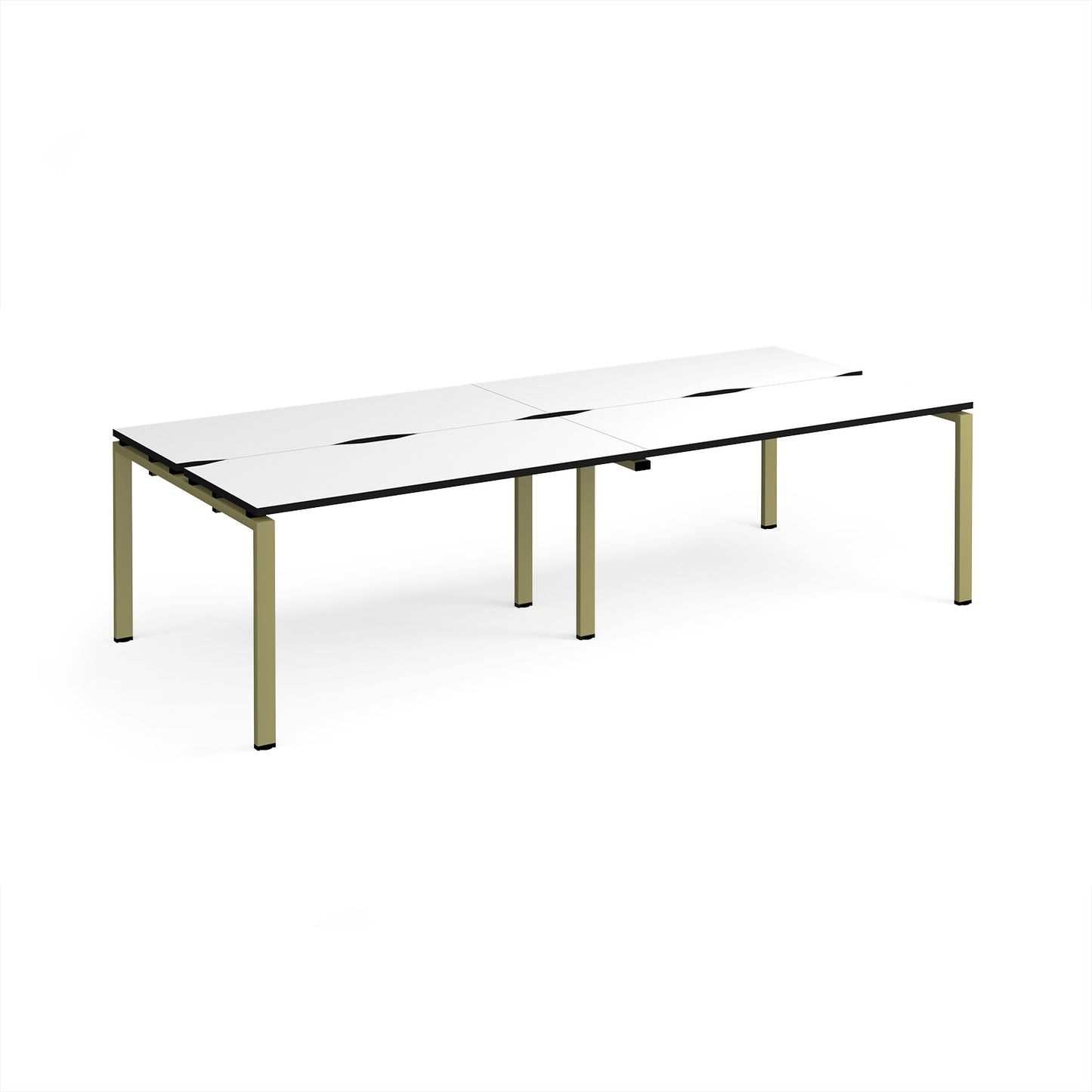 Adapt double back to back desks 1200mm deep - E2812-GN-WK