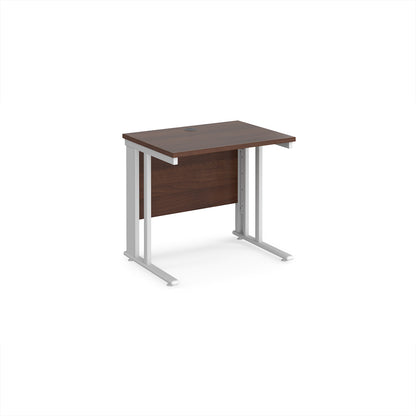 Maestro 25 cable managed 600mm deep desk - MCM608WHW