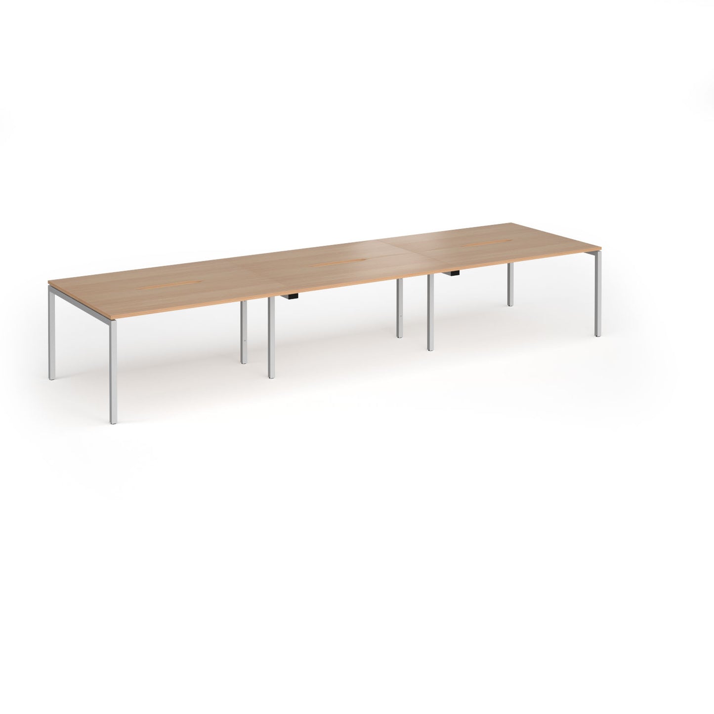 Connex Plus Goal Post Double Back to Back Desks 1200mm deep - GCO4212-S-B