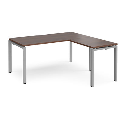 Adapt straight desk with return - ER1688-S-W