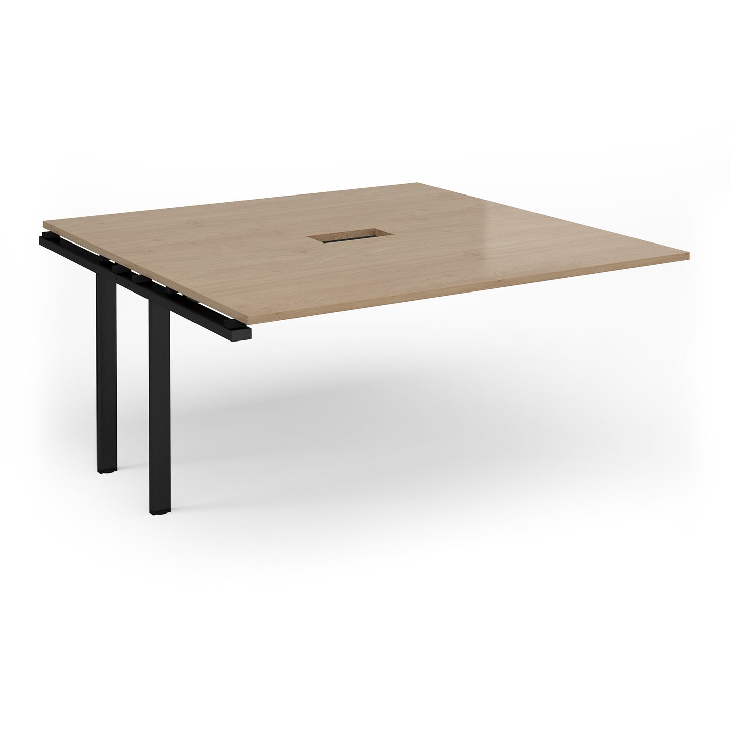 Adapt square power ready add-on boardroom table - EBT1616-AB-CO-K-KO