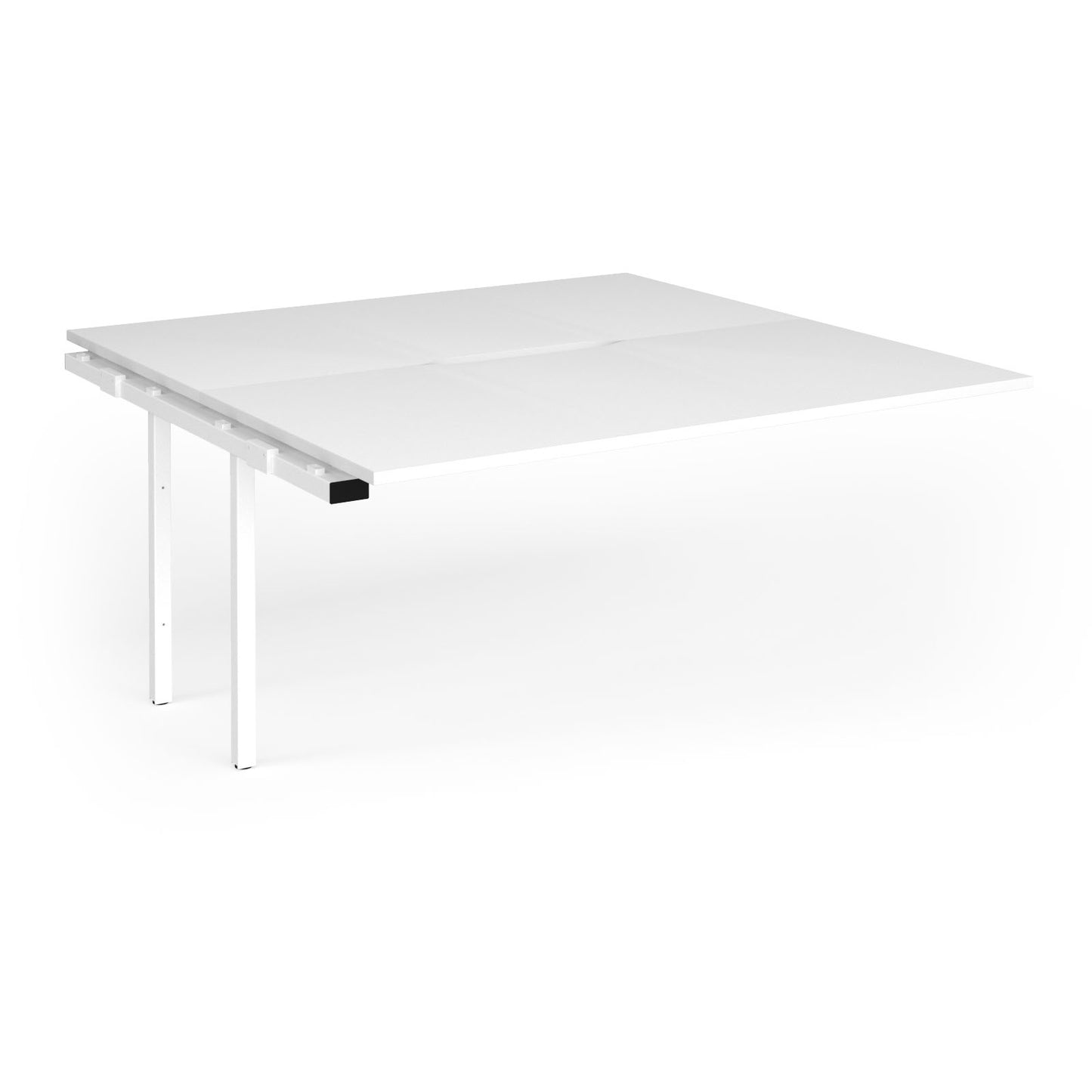 Connex Plus Goal Post back to back add on desks 1600mm deep - GCO1616-AB-WH-WH