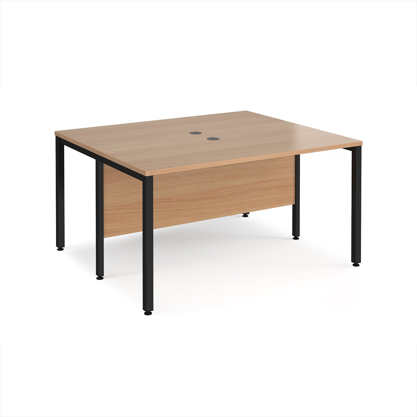 Maestro 25 bench back to back straight desks 1200mm - MB1412BKB
