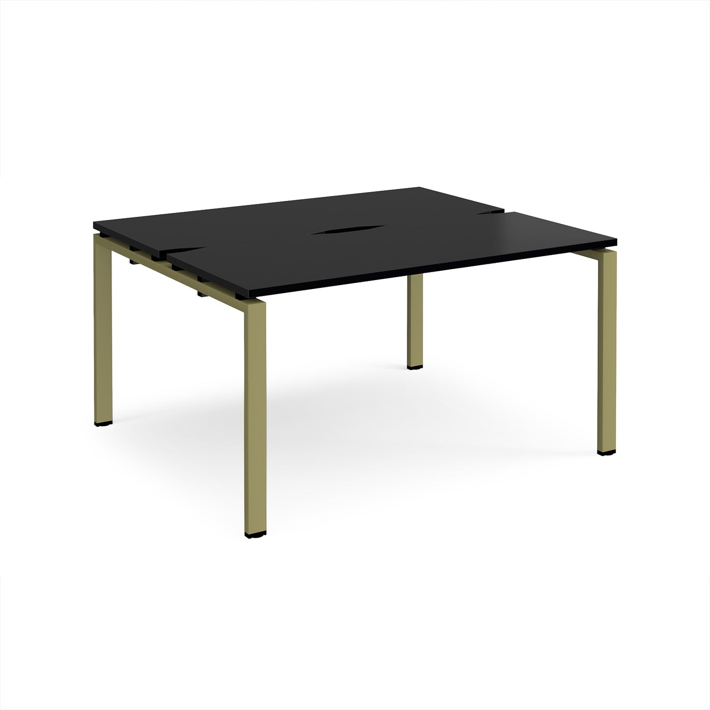 Adapt back to back desks 1200mm deep - E1412-GN-BK