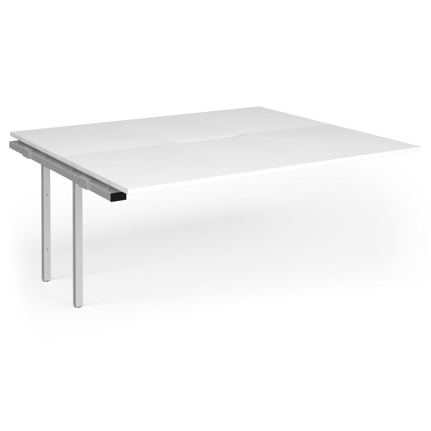 Connex Plus Goal Post back to back add on desks 1600mm deep - GCO1816-AB-S-WH