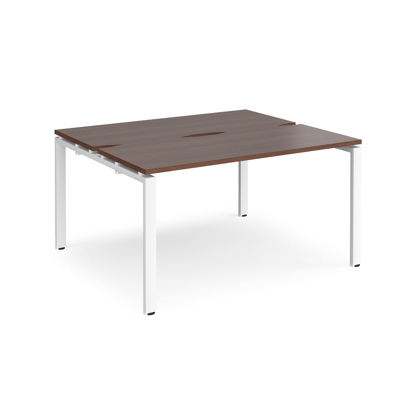 Adapt back to back desks 1200mm deep - E1412-WH-W