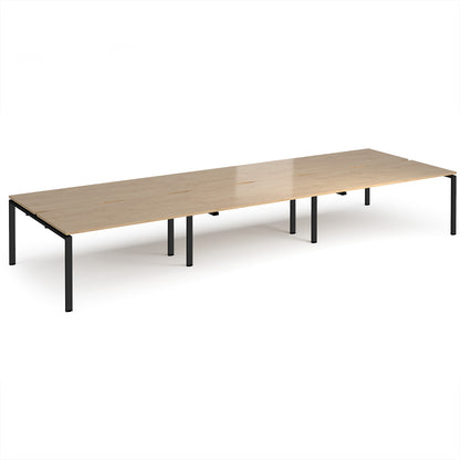 Adapt triple back to back desks 1600mm deep - E4816-K-KO