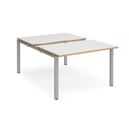 Adapt sliding top B2B desks 1600mm deep - STE1216-S-WO