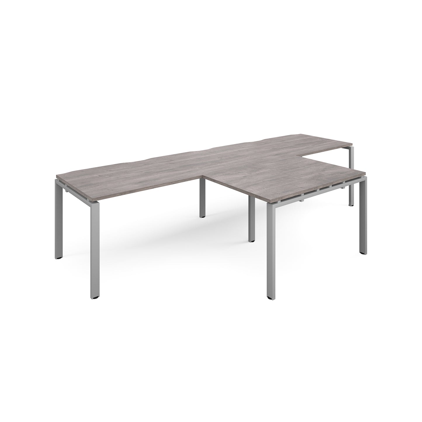 Adapt double desk with returns - ER3288-S-GO