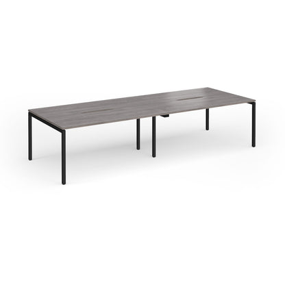 Connex Plus Goal Post Double Back to Back Desks 1200mm deep - GCO3212-K-GO