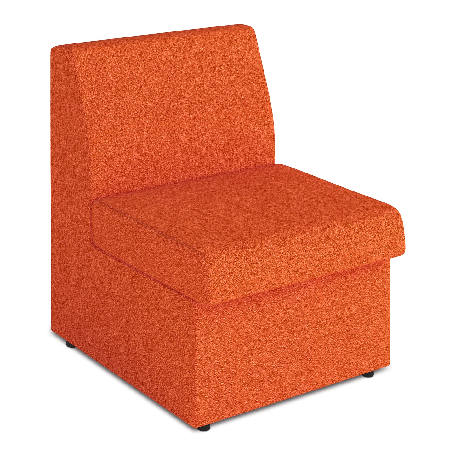 Contemporary Modular Fabric Low Back Sofa