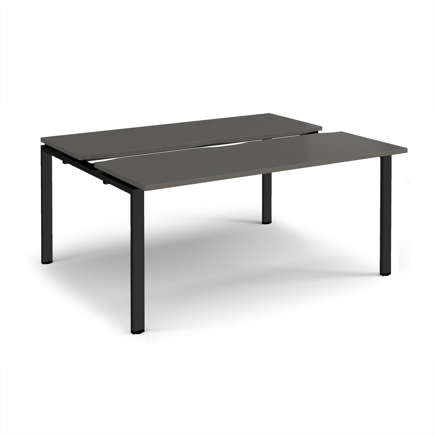 Adapt sliding top B2B desks 1200mm deep - STE1612-K-OG