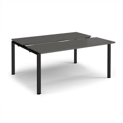 Adapt sliding top B2B desks 1200mm deep - STE1612-K-OG