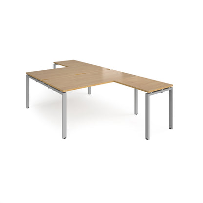 Adapt back to back desk with return - ER16168-S-O