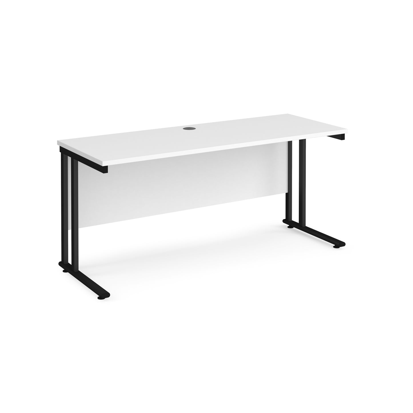 Maestro 25 cantilever 600mm deep desk - MC616KWH