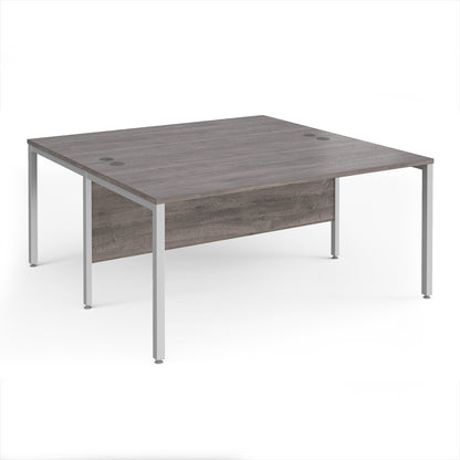 Maestro 25 bench back to back straight desks 1600mm - MB1616BSGO