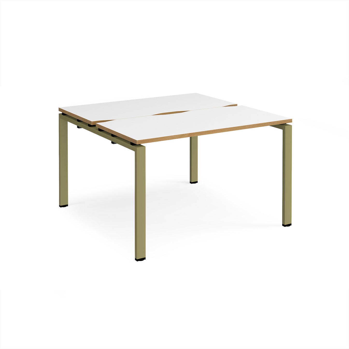 Adapt back to back desks 1200mm deep - E1212-GN-WO